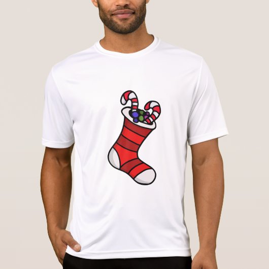 クリスマスストッキング Tシャツ (正面)