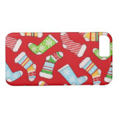 クリスマスストッキングiPhoneケース Case-Mate iPhoneケース (裏面(横))