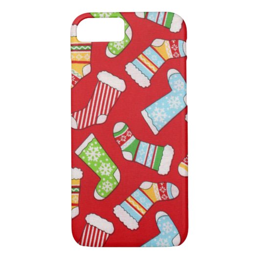 クリスマスストッキングiPhoneケース Case-Mate iPhoneケース (裏面)