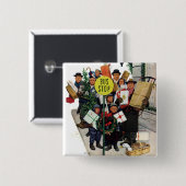 クリスマスストップのバス 缶バッジ (正面&裏面)