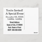 クリスマスストップのユーモア:戦い&調整おもしろい ポストカード (裏面)