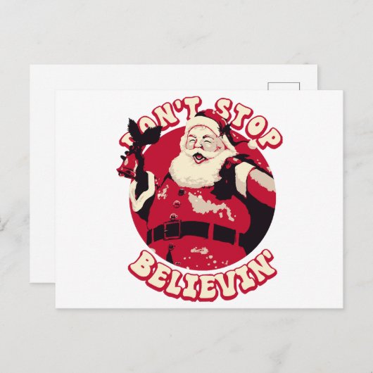 クリスマスストップ信じを食うな ポストカード (正面/裏面)