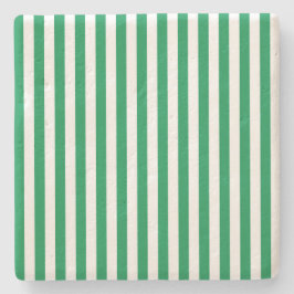 クリスマスストライプのコースター ストーンコースター