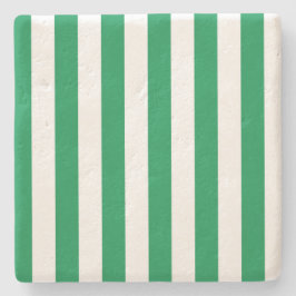 クリスマスストライプのコースター ストーンコースター