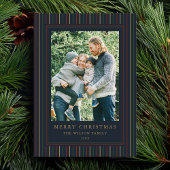 クリスマスストライプの写真1枚 シーズンカード