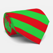 クリスマスストライプの斜めネックタイ ネクタイ (ロール)