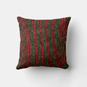 クリスマスストライプの装飾用クッション クッション (裏面)