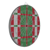 クリスマスストライプの ダーツボード (正面左)