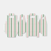 クリスマスストライプクリスマスゲーブルビーフボックス フェイバーボックス (折り畳みなし)