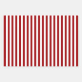 クリスマスストライプバンドル ラッピングペーパーシート (正面3)