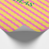 クリスマスストライプラッピング紙 ラッピングペーパー (コーナー)