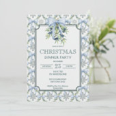 クリスマスストライプレトロパーティー 招待状 (スタンド正面)