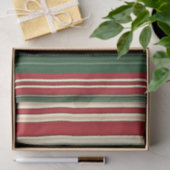 クリスマスストライプ紙-1組織包装 薄葉紙 (ギフト)