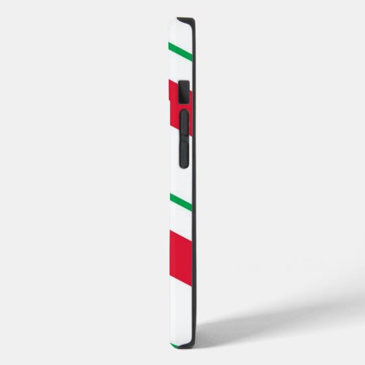クリスマスストライプ電話ケース Case-Mate iPhoneケース (裏面 / 左)