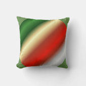 クリスマスストライプ クッション (正面)