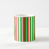 クリスマスストライプ コーヒーマグカップ (中央)