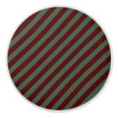 クリスマスストライプ セラミックノブ (正面)