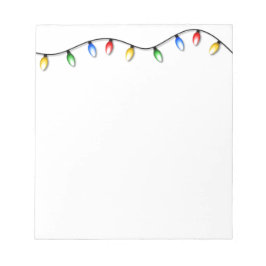 クリスマスストリングライトノートパッド ノートパッド