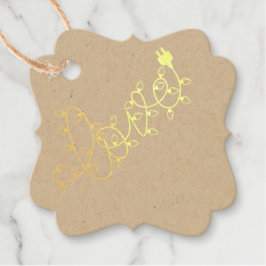 クリスマスストリングライトLOVE フェイバータグ