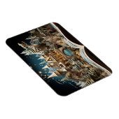 クリスマスストーリーブックキャッスルポップ・アートのアップワンダーランド マグネット (右側)