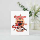 クリスマスストーリーポスターアート ポストカード (スタンド正面)