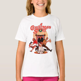 クリスマスストーリーポスターアート Tシャツ