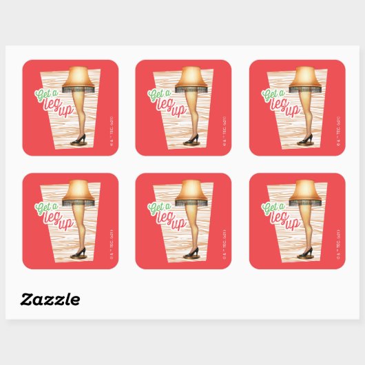 クリスマスストーリーランプ |脚を上げる スクエアシール (シート)