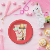 クリスマスストーリーランプ |脚を上げる ペーパープレート (パーティー)