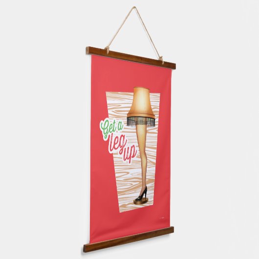 クリスマスストーリーランプ |脚を上げる 吊り下げ型タペストリー (傾斜あり)