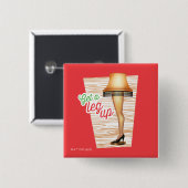 クリスマスストーリーランプ |脚を上げる 缶バッジ (正面&裏面)