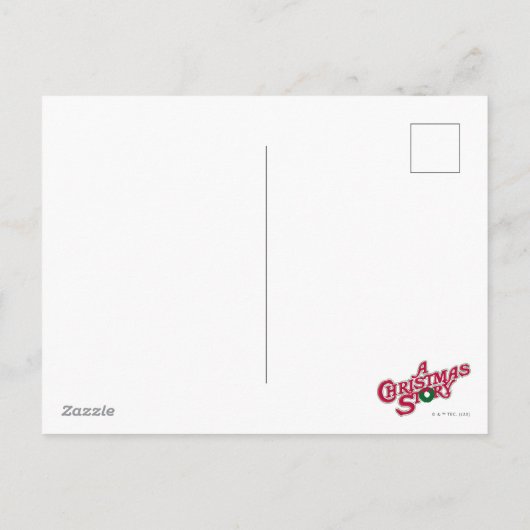 クリスマスストーリーレッグランプ |クリスマスパーティー シーズンポストカード (裏面)