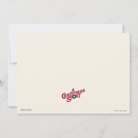 クリスマスストーリーレッグランプ |写真 シーズンカード (裏面)