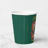 クリスマスストーリー |平和、調和、心地よい、喜び 紙コップ (右)