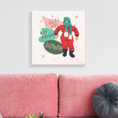 クリスマスストーリー – 腕を下げることができない キャンバスプリント (インサイチュ (リビング))