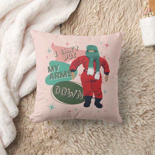 クリスマスストーリー – 腕を下げることができない クッション (ブランケット)