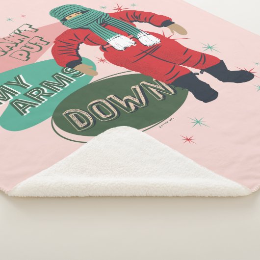 クリスマスストーリー – 腕を下げることができない シェルパブランケット (3/4)