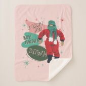 クリスマスストーリー – 腕を下げることができない シェルパブランケット (正面)