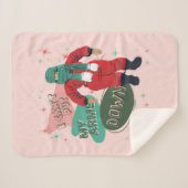 クリスマスストーリー – 腕を下げることができない シェルパブランケット (正面(横))