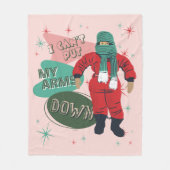 クリスマスストーリー – 腕を下げることができない フリースブランケット (正面)