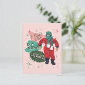 クリスマスストーリー – 腕を下げることができない ポストカード (スタンド正面)