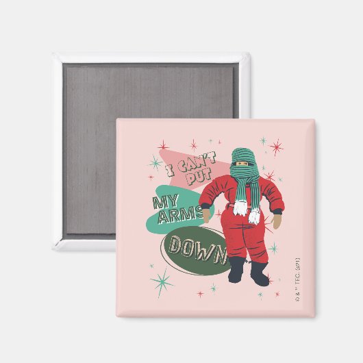 クリスマスストーリー – 腕を下げることができない マグネット (正面/裏面)