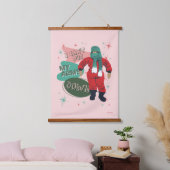 クリスマスストーリー – 腕を下げることができない 吊り下げ型タペストリー (寝室)