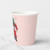 クリスマスストーリー – 腕を下げることができない 紙コップ (左)