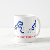 クリスマススネークマグ コーヒーマグカップ (正面右)