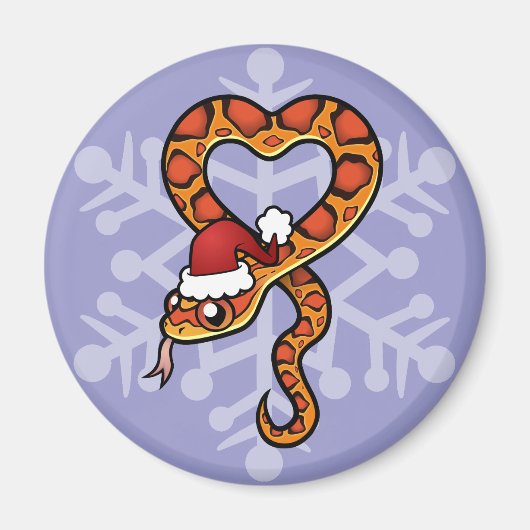 クリスマススネーク マグネット (正面)