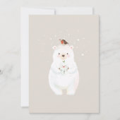 クリスマススノーウィークベアハグ シーズンカード (正面)