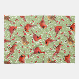 クリスマススノーウィー深紅色 | Celery | キッチンタオル