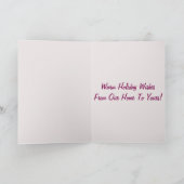 クリスマススノーカップル シーズンカード (内部)