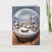 クリスマススノーグローブマウンテンビレッジ シーズンカード (正面)