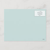 クリスマススノーグローブ写真 シーズンポストカード (裏面)